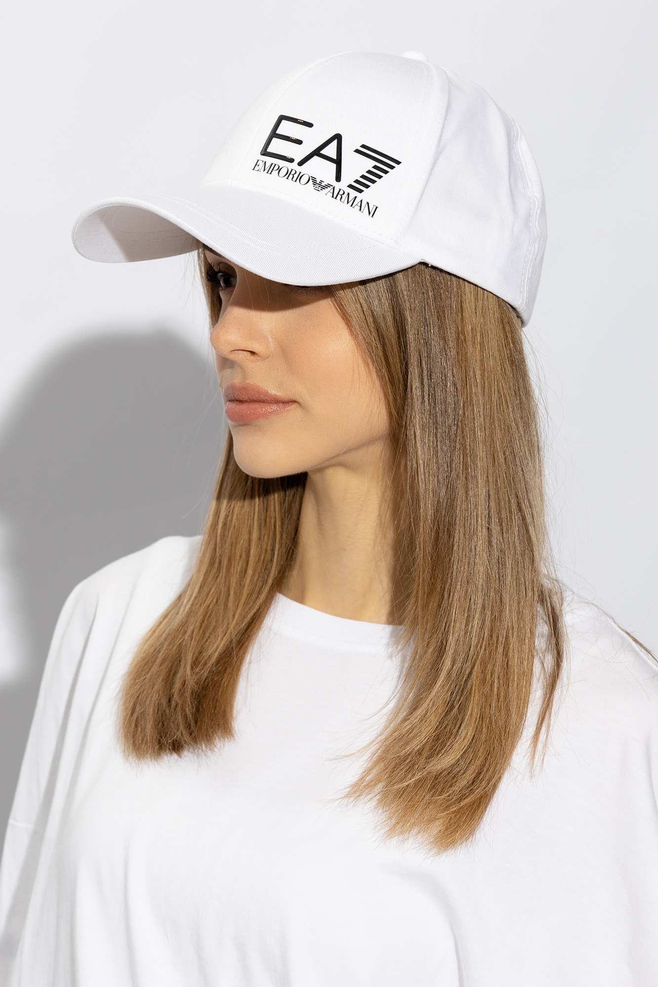 White armani clearance hat